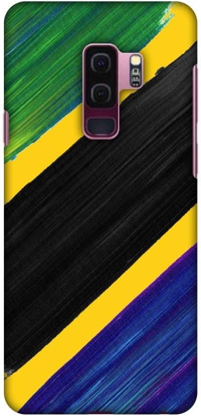 AMZER Slim Fit Handcrafted Designer Printed Snap On Hard Shell Case Back Cover with Screen Cleaning Kit Skin for Samsung Galaxy S9 Plus - Tanzania...