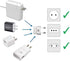 United States to Israel Travel Power Adapter to Connect North American Electrical Plugs to Israeli Outlets for Cell Phones, Tablets, Laptops, eRea...