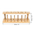uxcell Wooden Test Tube Holder Rack 6 Wells 6 Pins for 16-20mm Centrifuge Tubes 2Pcs...