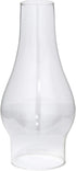B&P Lamp® 3 Inch Base by 8 1/2 Inch Height Clear Glass Oil or Kerosene Lamp Chimney...