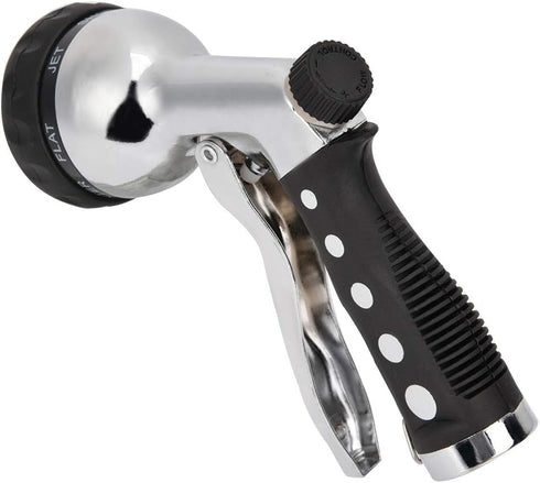 Water Hose Nozzle Sprayer, Hand Sprayer with 7 Spray Patterns High Pressure Garden Hose Spray Nozzle for Watering Plants Washing Cars Showering Pe...