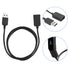 Cuifati Bracelet Watch Charger, 1 Meter Long Wristband Charger, Portable USB Charging Cable Rubber TPE Soft Wire USB Charger Adapter for Smart Bra...
