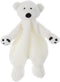 Apricot Lamb Arctic Stuffed Animals Security Blanket White Polar Bear Infant Nursery Character Blanket Luxury Snuggler Plush 10 Inches...