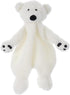 Apricot Lamb Arctic Stuffed Animals Security Blanket White Polar Bear Infant Nursery Character Blanket Luxury Snuggler Plush 10 Inches...