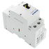 Baomain Manual Household AC Contactor 50A 110V AC Coils 2 Pole 50/60Hz Modular Contactor Circuit Control 35mm DIN Rail (HC1-50M/20_2NO_2P)...