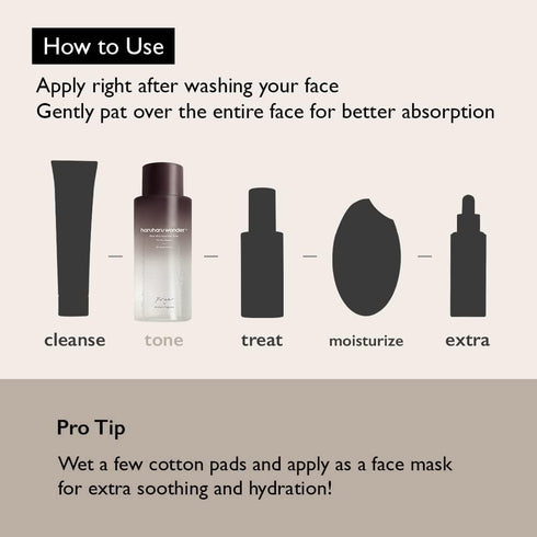 Haruharu Wonder Black Rice Hyaluronic Toner for Sensitive Skin 10.1 fl.oz / 300ml | Alcohol Free, Fragrance Free | Vegan, Crurelty Free, EWG-Green...