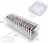 15PCS Press On Nail Packaging Boxes with Big Storage Containers Boxes Hinged Lid and Rectangle for Bracelet Making DIY Jewelry Badge Craft Nail St...