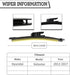 (Pack of 2) Rear Wiper Blade Set Replacement for Hyundai Veloster 2012-2017,Turbo Back Windshield Window,Rear wiper Accessories Factory OE Style 9...