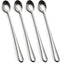 IQCWOOD Long Handle Iced Tea Spoons, 9-Inch Long Handle Tea Spoons, Coffee Spoon, Ice Cream Spoon, Stirrers Spoons, Stainless Steel Cocktail Stirr...