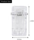 30Pcs Self-Adhesive Clips, Plastic Clear Wall Tapestry Clips, Small Double-Sided Adhesive Hanging Spring Clips for Teachers, Student Poster Photo ...