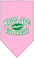 Mirage Pet Products Kiss Me I'm Irish Screen Print Bandana, Small, Turquoise...