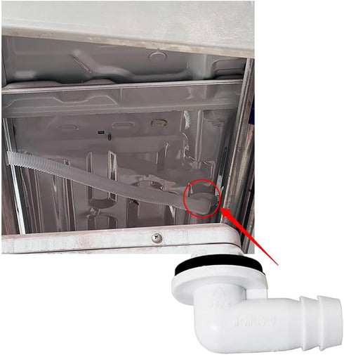 2pcs 15mm Air Conditioner Drain Hose Connector Conduct Condensate Plug Teeth Seal Elbow Fitting for Window AC Unit Mini Split Frigidaire...