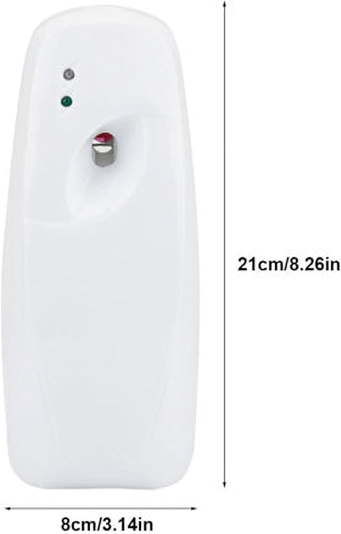 Automatic air freshener dispenser, Wall Mounted or Free Standing automatic adjustable fragrance aerosol spray sprayer white 300mL...