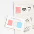 Monolike Color palette Sticky Solid 301 A SET 4p - Self-Adhesive Memo Pad 30 sheets...