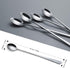 IQCWOOD Long Handle Iced Tea Spoons, 9-Inch Long Handle Tea Spoons, Coffee Spoon, Ice Cream Spoon, Stirrers Spoons, Stainless Steel Cocktail Stirr...