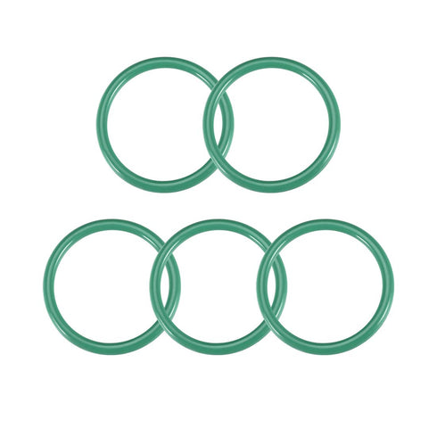 uxcell Fluorine Rubber O-Rings, 43mm OD 36mm ID 3.5mm Width FKM Seal Gasket for Machinery Plumbing, Green, Pack of 5...