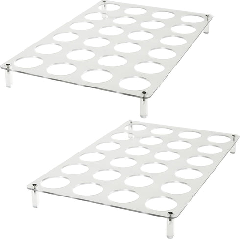 K-Cup Holder Drawer for 24 Coffee Pods Storage, Acrylic K Cup Organize for Drawer or Countertop Storage, Clear K-Cup Organizer Tray for Office & K...