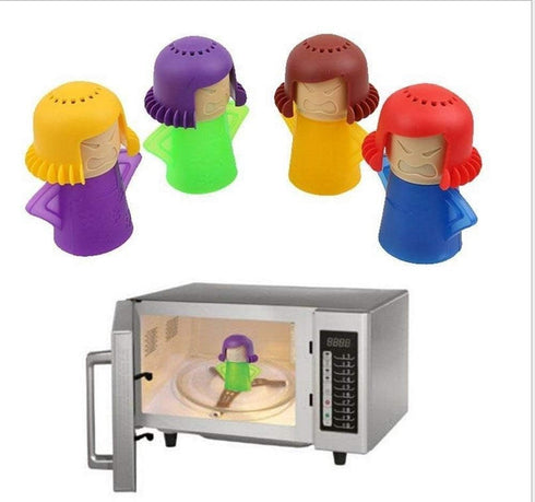 Microwave Cleaner Steam Easily Cleans the Crud In Minutes Steam Cleans With Vinegar and Water for Home Office Kitchens,Green...
