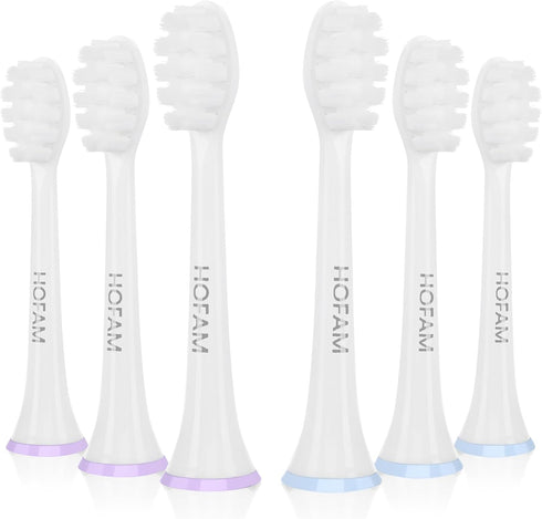 6 Pack Soft Toothbrush Replacement Heads for Philips Sonicare, Electric Replacement Brush Head Compatible with Phillips Sonic Care Toothbrush Head...