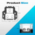 Distribution Block, Malictele 2 Way Power Distribution Block 1x 0/2/4 Gauge Input 2X 4/8 Gauge Output Out Amp Power Distribution Block Car Audio S...