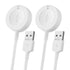 2-Pack Charger for Fossil Gen 6 Gen 5 Gen 5E Gen 4 Smartwatch Charging Cable Cord for Emporio Armani, Skagen falster 2, Misfit Vapor 2, Diesel Gua...