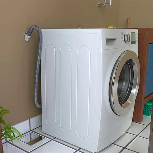 EasyDrain 7 FEET Expandable and retractable Washing machine and dishwasher Drain Hose Fits diameters: 3/4”, 7/8" & "1” inches