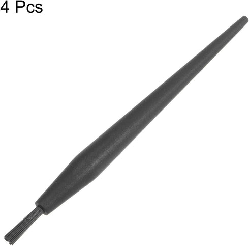 uxcell 4 Pcs Antistatic ESD Brush Portable Plastic Handle Nylon Lab Cleaning Brushes for Electronics Keyboard PCB BGA Repair Soldering, 18x4mm Bri...