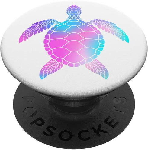 Cute Turtle Love Phone Holder - Gift for Mom Gift for Girls PopSockets PopGrip: Swappable Grip for Phones & Tablets PopSockets Adhesive PopGrip...