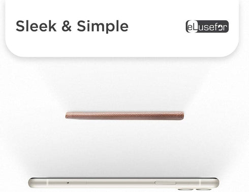 Stick-On Phone Wallet for Back of iPhone or Android Case | 6 Sleeve Credit Card Holder - Pocket for Cards, Money & ID - Built-in Stand - Waterproo...