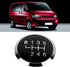 Gear Knob Cover Trim, Car 6 Speed Gear Shift Knob Stick Cover Emblem Badge Trim for T5 T5.1 Gp 2003-2011...