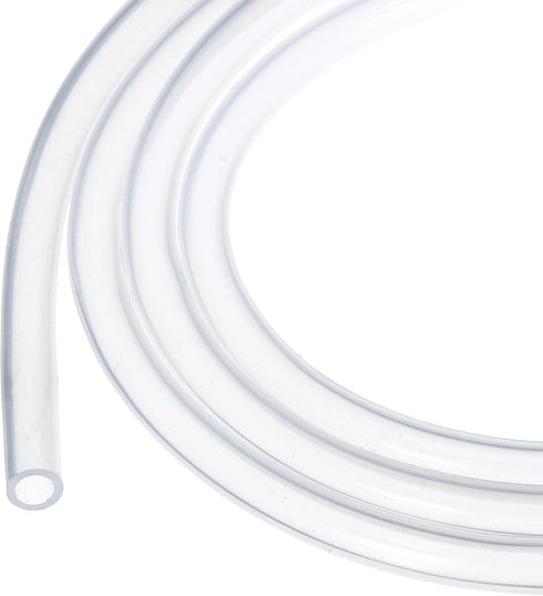 3.3ft 3/16" ID x 5/16" OD Silicone Tubing Clear 5mm x 8mm Industrial Plastic Tubing Pure Silicone Hoses for Pump Siphoning Draining Irrigation Bre...