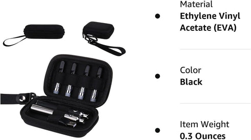FboxBK Hard Carrying Case(Case Only) for Battery Tank Holder Case Hard Accessories Carrying Pouch Cover Bag for 510 Battery Charger Mini Universal...