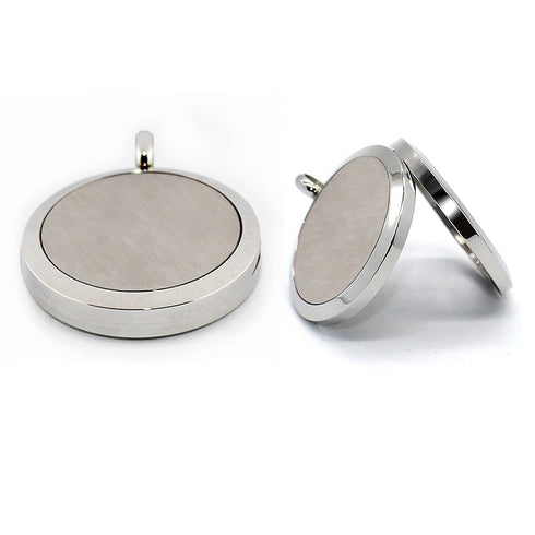 Aromatherapy Essential Oil Diffuser Necklace Stainless Steel lnspirational Locket Pendant(Flower)...