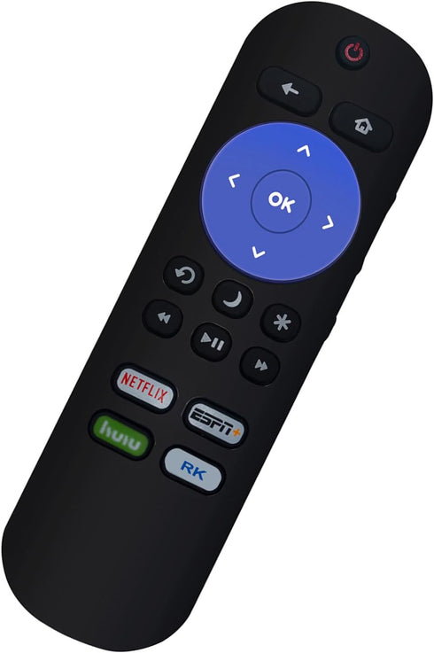 Replacement Remote Control Applicable for JVC Roku Smart TV LT-49MAW598 LT-55MAW595 LT-32MAW388 LT-65MAW595 LT-32MAW205 LT-43MAW595 LT-70MAW795 LT...