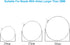 Ausejopeac 60 PCS Beading Hoop Earring Finding 925 Sterling Sliver Plated Open,Hypoallergenic Round Beading Hoop Open Beading Hoop for Jewelry Mak...