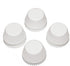 Caperci 500 Count Mini Cupcake Liners White Muffin Liners Greaseproof No Smell Small Cupcake Wrappers Baking Cups...