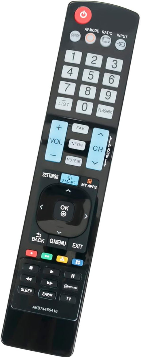 PERFASCIN AKB74455416 Replacement Remote Control Compatible with LG LED LCD TV 40LF6300 65LF6300 42LF6500 43LF6300 50LF6500 55LF6500 55LF6300 49LF...