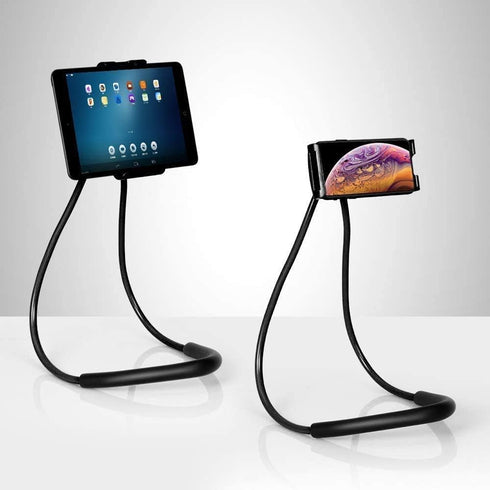 Cell Phone Neck Holder, Flexible Tablet Holder Stand Universal Phone Stand, Hanging Mobile Phone Stand Lazy Bracket, DIY Free Rotating Gooseneck M...