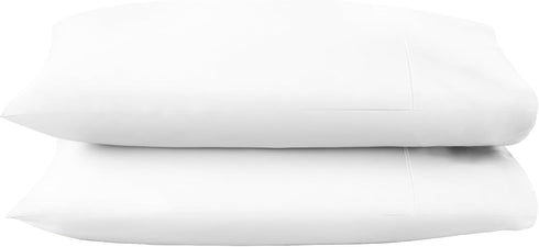 100% Organic Cotton Pillow Cases Queen Size Set of 2-100% Cotton Pillowcases GOTS Certified 300 Thread Count - Naturally Cooling Comfortable Breat...