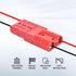 8 Pcs 6-10 Gauge Anderson Connector Plug 50A 12-36V Battery Quick Connector Red Battery Quick Disconnect Wire Harness Plug Kit for Winch Car Auto ...
