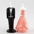 3D Bride and Groom Tuxedo Wedding Dress Set Silicone Candle Soap Mold Chocolate Mold for Wedding Cake Decorating Wedding Candle Favors Gifts (Set ...
