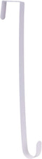 Sattiyrch 15" Wreath Hanger for Front Door,Sturdy Steel Wreath Door Hanger,Over The Door Hanger Hook (White,1)...