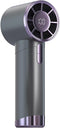 Portable Handheld Fan, 1-100 Speeds Adjustable Turbo Mini Fan with LED Display, Rechargeable Ice Cooling Personal Fan, Metal Shell with lanyard, G...