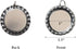 100 Pieces Flattened Bottle caps Double sided, Wholesale Bottle Caps Caps With Split Ring, Silver Bottle Caps Crafts Pendants, Necklaces, Jewelry...