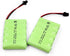 6V RC Battery, 2 Pack 1500mAh Ni-Cd Rechargeable 5-Cells AA Battery Packs with SM 2P Plug for RC Truck Vehicles Electrical Tools...