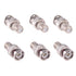 6pcs BNC Male Plug to F Type Female Connector Coax Adapter for CCTV Camera(F85-6)...