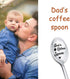 Dad Coffee Spoon Gifts from Daughter Son Funny Dad's Coffee Spoons Gifts for Dad Daddy Father's Day Gifts for Men Father Papa Birthday Christmas G...