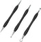 3Pcs. Leathercraft Modeling Tools,(3Pcs Sizes:S,M,L) Leather Carving Modeling Tools kit....