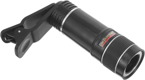 Housoutil Mobile Phone Telephoto Lens, Long Focus Lens, Phone Camera Lens Kit Long Focus Telephoto Lens with Clip for Smart Phone Tablet Pc Black...