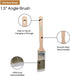 Vermeer Paint Brushes 6-Pack Angle Brushes in Assorted Sizes for All Latex and Oil Paints & Stains - Home Improvement - Interior & Exterior Use...